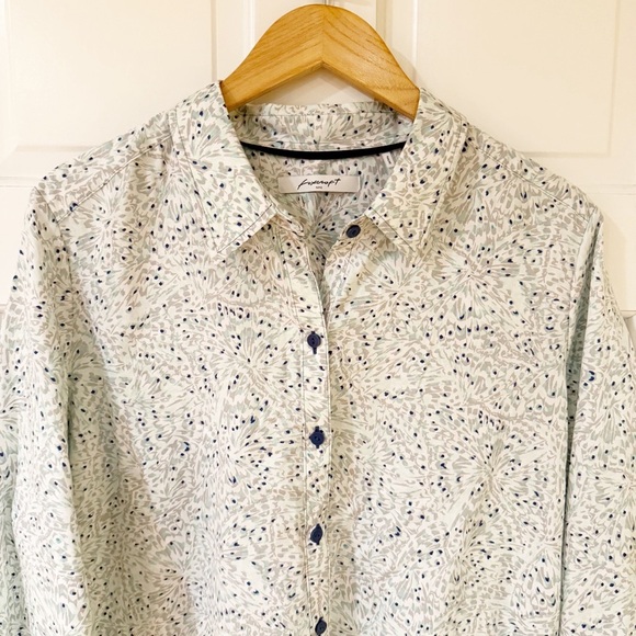 Foxcroft Women's Non-Iron Button Down Long-Sleeve Shirt 8 - Picture 2 of 5